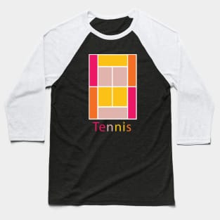 TENNIS COURT PALETTE Baseball T-Shirt